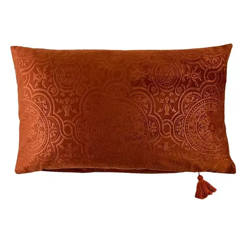 Dekoračné obliečky Obliečka Orient Velvet oranžový 30x50 Merkury Home
