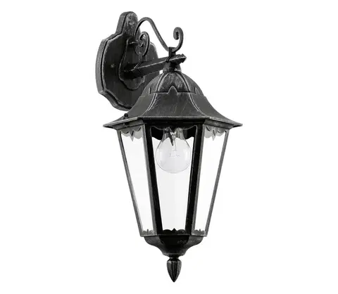 Záhradné lampy Eglo Eglo 93456 - Vonkajšie nástenné svietidlo navedie 1xE27/60W/230V 