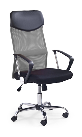 Kancelárske stoličky HALMAR Vire kancelárska stolička s podrúčkami sivá / čierna