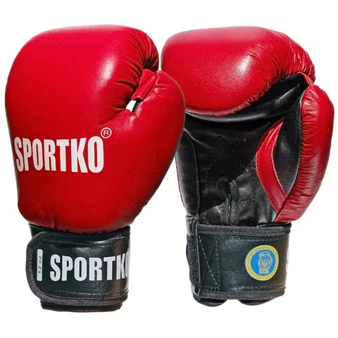 Boxerské rukavice Boxerské rukavice SportKO PK1 červená - 10