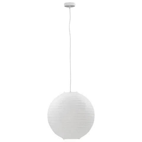 Osvetlenie Závesná lampa biela Dekorhome 45 cm
