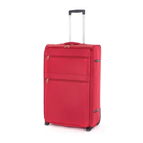 Batohy Pretty UP Cestovný textilný kufor TEX15 L, červená