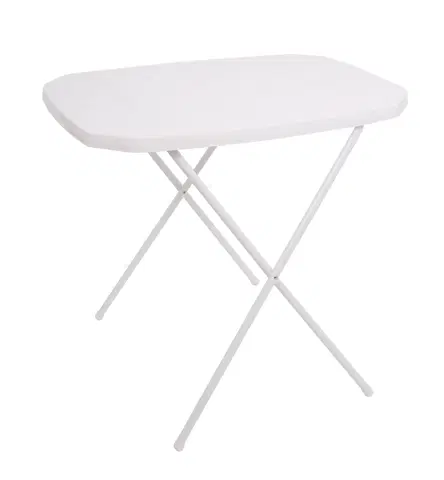 Záhradné stoly ArtRoja Campingový stôl | biela 53 x 70 cm