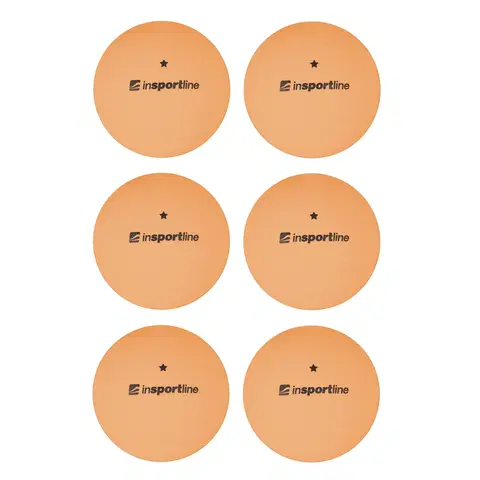 Pingpongové loptičky Pingpongové loptičky inSPORTline Elisenda S1 6ks oranžová