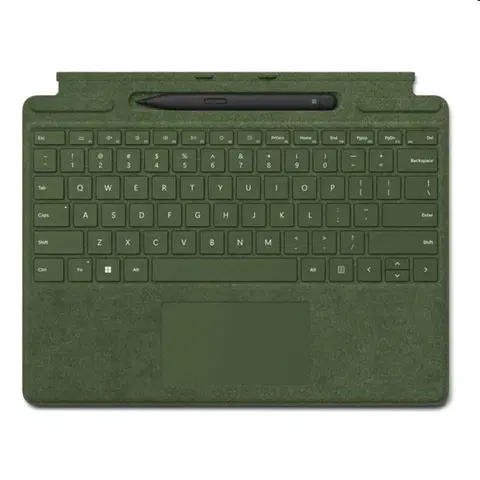Klávesnice Klávesnica a pero Microsoft Surface Pro Signature CZSK + Slim Pen 2, zelená 8X6-00142