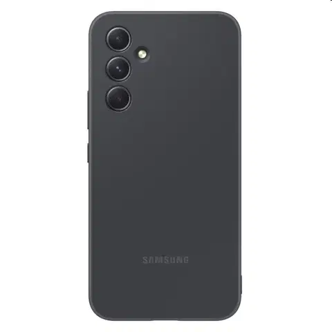 Puzdrá na mobilné telefóny Zadný kryt Silicone Cover pre Samsung Galaxy A54 5G, čierna EF-PA546TBEGWW