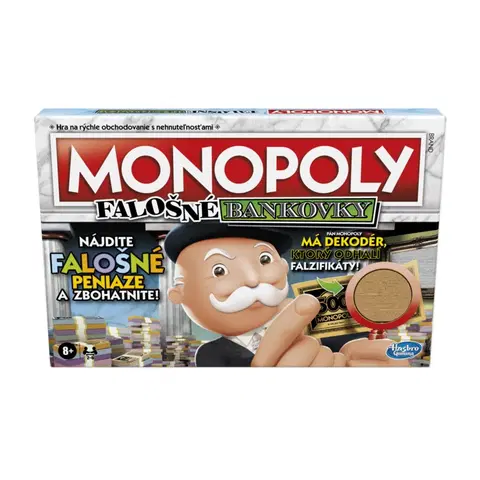 Hračky rodinné spoločenské hry HASBRO - Monopoly Falošné Bankovky