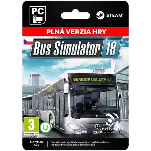 Hry na PC Bus Simulator 18 [Steam]