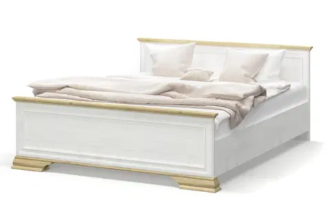 Manželské postele JARMANKA manželská posteľ 160, borovica/dub zlatý