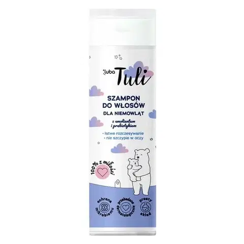 Kúpanie a hygiena LUBA Detský šampón na vlasy so zmäkčovadlom a prebiotikami, 250 ml