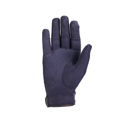 rukavice Detské jazdecké rukavice Basic námornícky modré