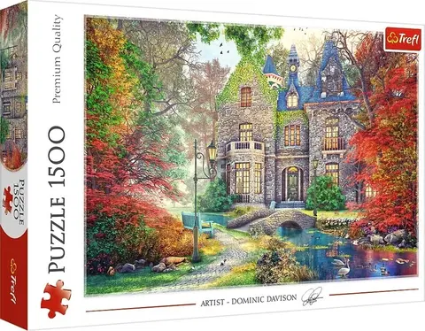Hračky puzzle TREFL - Puzzle 1500 - Jesenný kaštieľ