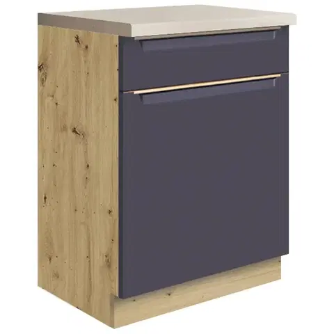 Kuchynské skrinky stojace Skrinka do kuchyne Glamour5d Blue
