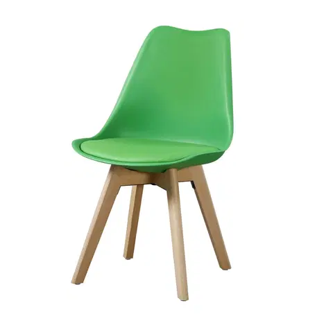 Kuchynské stoličky CROSS II jedálenská stolička, zelená