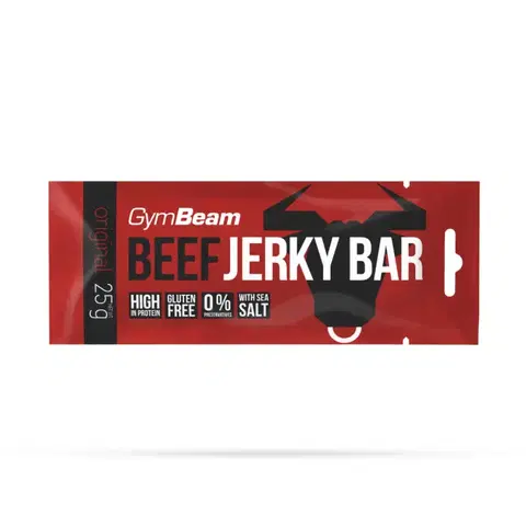 Sušené mäso GymBeam Beef Jerky Bar 25 g korenistá príchuť
