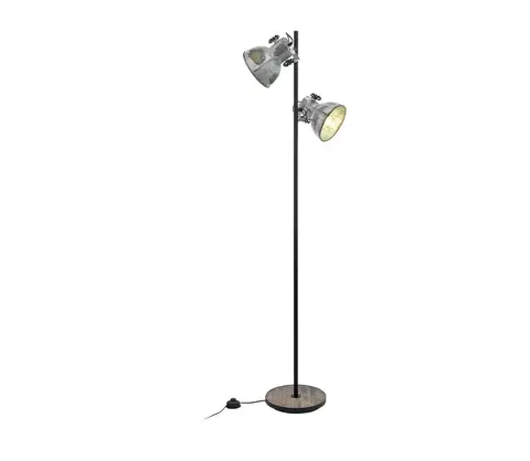 Lampy Eglo Eglo 49722 - Stojacia lampa BARNSTAPLE 2xE27/40W/230V 