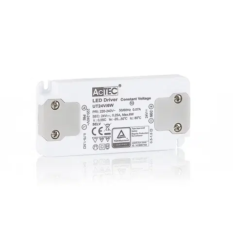 Napájacie zdroje s konštantným napätím AcTEC AcTEC Slim LED budič CV 24V, 6 W