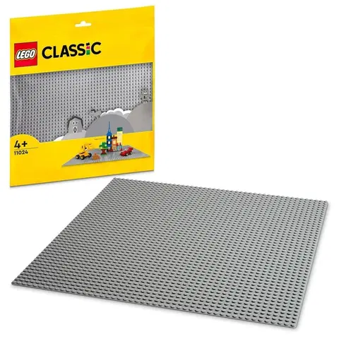 Hračky LEGO Classic LEGO - Sivá podložka na stavanie