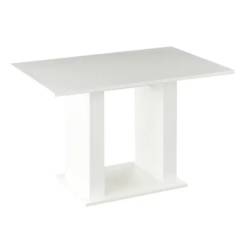 Jedálenské stoly Jedálenský stôl, biela, 119x79 cm, BISTRO