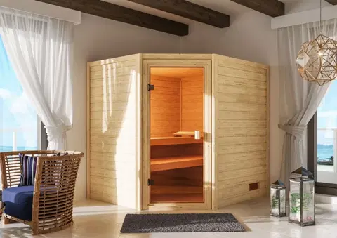 Sauny Interiérová fínska sauna 195 x 169 cm Lanitplast