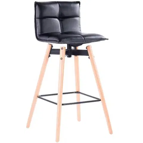 Stoličky Barová stolička DM291 BLACK