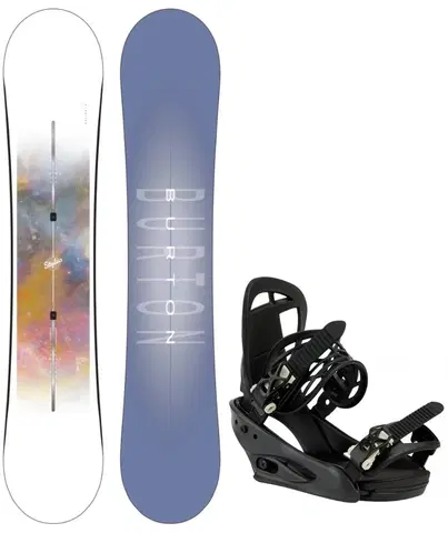Snowboardy Burton Stylus Flat Top W + Burton Citizen Re:Flex W 147 cm