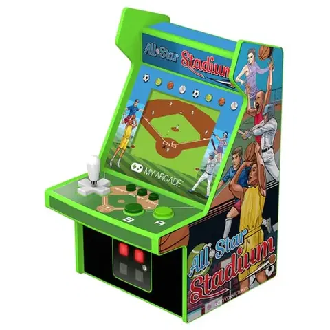 Myši My Arcade retro herná konzola mikro 6,75" All-Star Stadium (307 v 1) DGUNL-4126