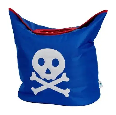 Boxy na hračky LOVE IT STORE IT - Taška na prádlo Piráti – modrá s pirátom