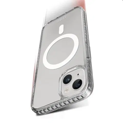 Puzdrá na mobilné telefóny Zadný kryt SBS Extreme 3 Mag pre Apple iPhone 15 Plus, transparentná TEEXMAGIP1567T