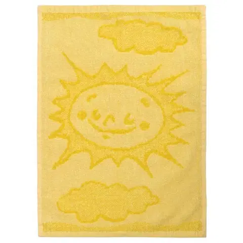 Uteráky Profod Detský uterák Sun yellow, 30 x 50 cm