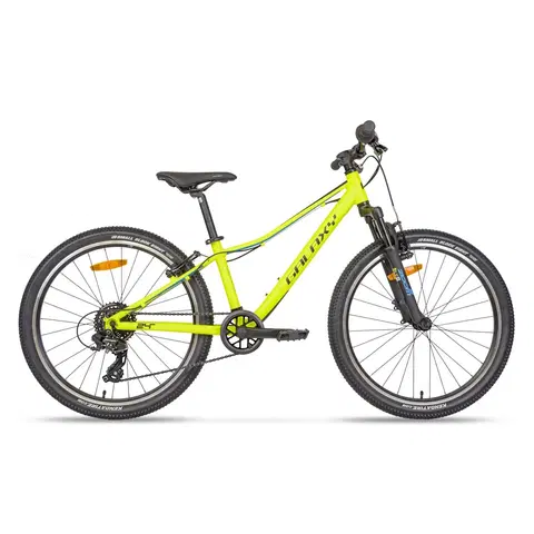 Bicykle Juniorský horský bicykel Galaxy Pavo 24" - model 2024 žltá - 12" (138-148 cm)