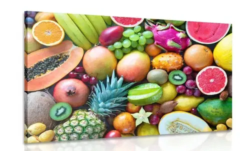 Obrazy jedlá a nápoje Obraz tropické ovocie