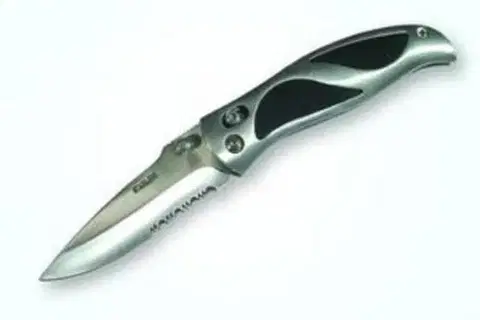 Nože EXTOL CRAFT Nôž zatvárací s poistkou, 200mm, hliníková pogumovaná rukoväť