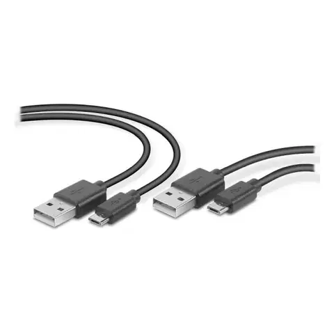 Príslušenstvo k herným konzolám Set nabíjacích káblov Speedlink Stream Play & Charge USB Cable Set pre PS4 SL-450104-BK