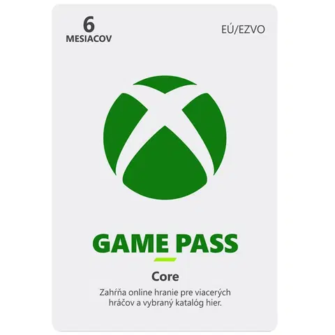 Hry na PC Xbox Game Pass Core 6 mesačné predplatné CD-Key