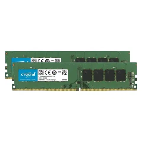 Pamäte Crucial DDR4 32 GB (2x16 GB) 3200 MHz CL22 Operačná pamäť Unbuffered CT2K16G4DFRA32A