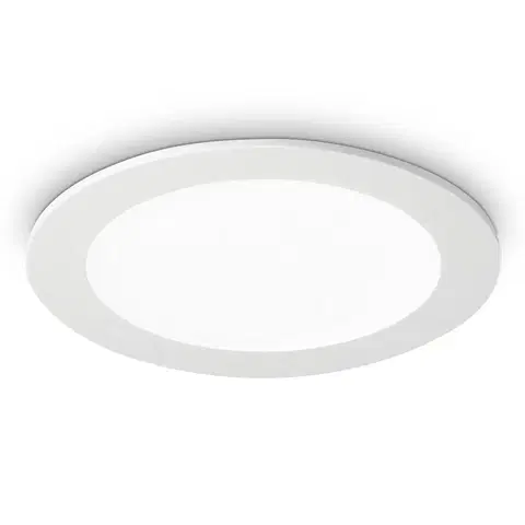 Zapustené svietidlá Ideallux Stropné LED svetlo Groove round 3 000 K 22,7 cm