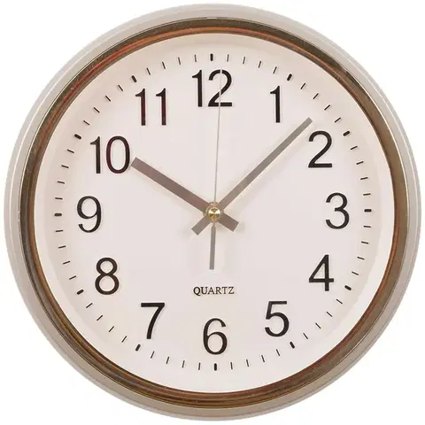 Nástenné hodiny Nástenné hodiny klassika zlatá 25,8 cm