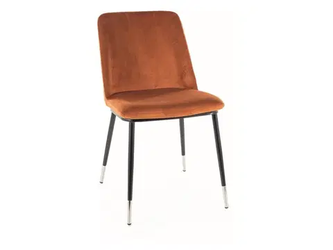 Jedálenské stoličky JEFF jedálenská stolička, škoricová 
