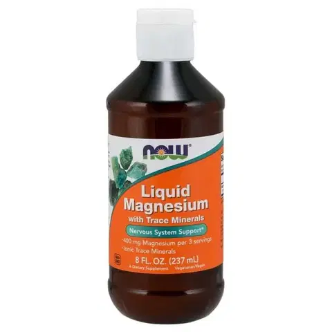 Magnézium NOW Foods Tekuté Magnézium 237 ml