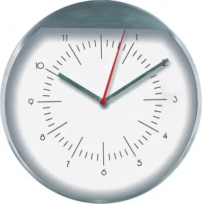 Hodiny Nástenné hodiny MPM, 2481.7000 - strieborná/biela, 25cm