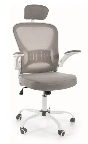 Kancelárske stoličky Štýlové kancelárske kreslo K639, sivá