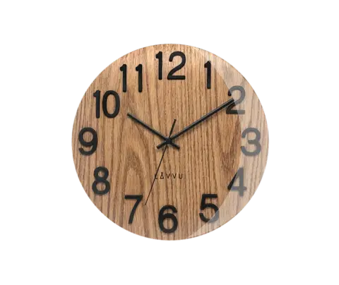 Hodiny Nástenné hodiny Lavvu LCT1060 NORD Black Oak, 30cm