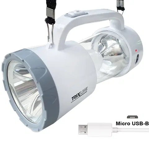 Svetlá a baterky Ručné nabíjacie svietidlo Trixline TR 988L