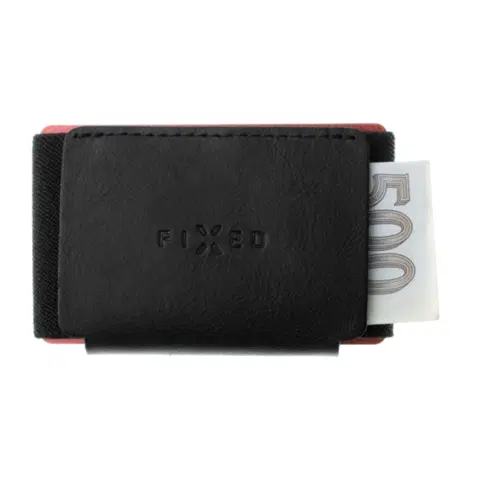 GPS prijímače FIXED Smile Kožená peňaženka s inteligentným lokátorom, čierna FIXSM-STN2-BK