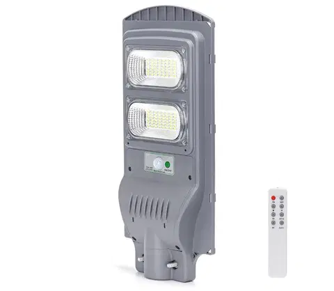 LED osvetlenie  B.V.  - LED Solárna pouličná lampa so senzorom LED/100W/3,2V IP65 6500K + DO 