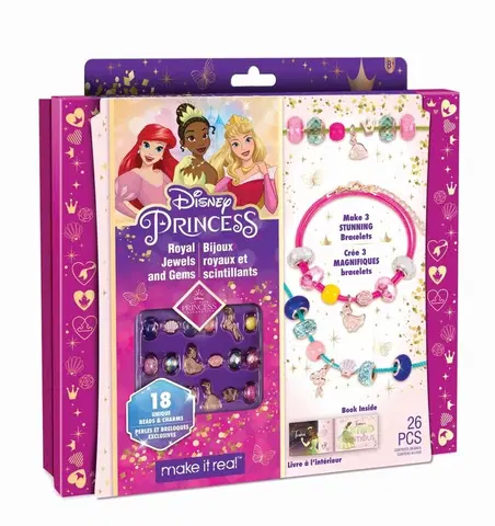 Hračky MAKE IT REAL - Šperky a drahokamy Disney Ultimate Princess
