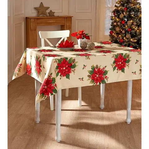 Obrusy Obrus na stôl s vianočnou hviezdou
