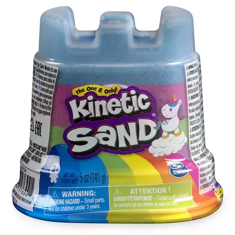 Kreatívne a výtvarné hračky SPIN - Kinetic Sand Dúhové Vedierka Piesku