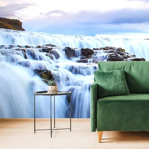 Tapety príroda Fototapeta vodopády na Islande